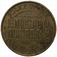 ND Great Britain Folkestone Emetco Meters Token