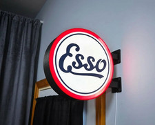 Esso LED light sign - vintage