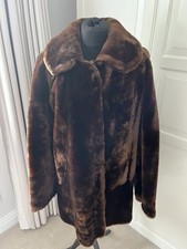 Vintage Ladies real "Beaver" fur coat ex 1960's; Fabulous condition fully lined