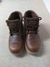 Caterpillar Cat Leather Walking Boots Size 7, Good Condition , Unisex 