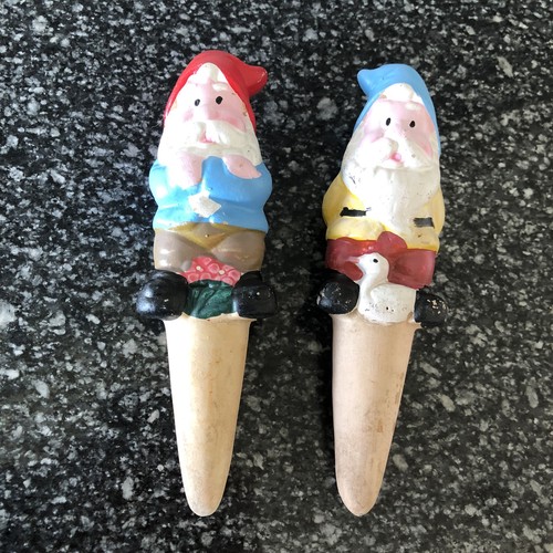 Ceramic gnome house plant - gnome,
