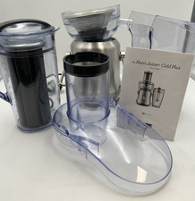 Sage The Nutri Juicer Cold Plus SJE530 Silver Untested                       H16