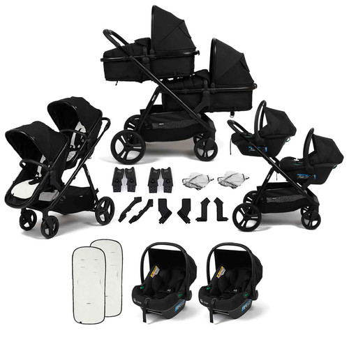 Double travel system pushchair - double,