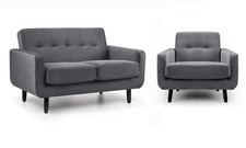 Velvet 2 Seater + Chair in