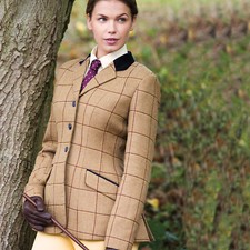Equetech Wheatley Deluxe Tweed Hacking Show Riding Jacket - 32"-50" Chest *NEW*