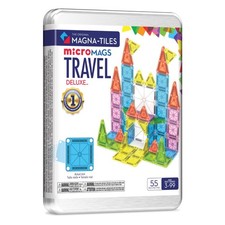 Magna-Tiles - Travel Set Deluxe™ 55 Piece Set (90365) Toy NEW