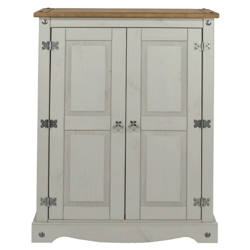 Grey pine door cupboard - &, 2