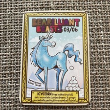Yo-yo bear card bearilliant beasts NEW 3/6 icycorn