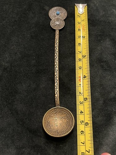 Masonic decorative brass spoon - masonic,