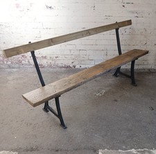 Garden bench with castiron