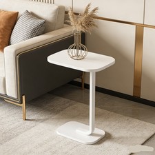 White Oval Shaped Side End