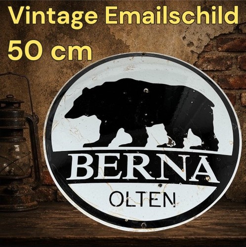 Vintage old berna - olten, enamel