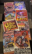Lot of 8 Circus Posters