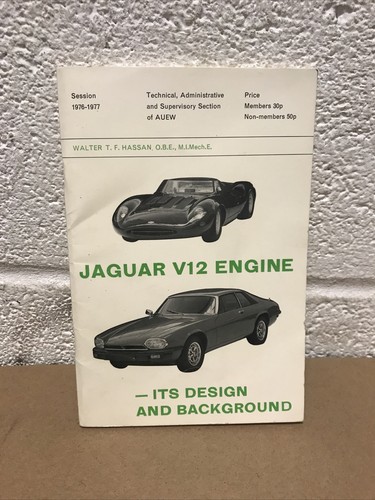 Jaguar v12 engine its - jaguar,