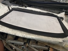 Alfa Romeo GTV Spider Convertible plastic rear window In Black