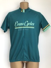 OWAYO EVANS CYCLES Men's Teal Mint Green Cycle Jersey L Short Sleeve WORN ONCE