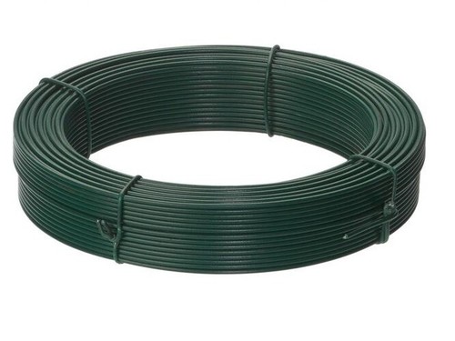 50m green pvc straining - green,