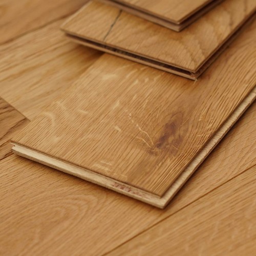 Brushed lacquered oak - brushed, &