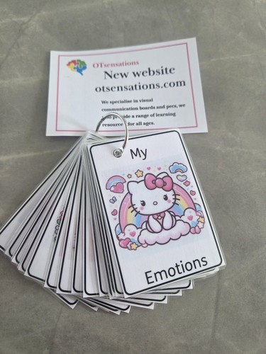 Emotions flash cards autism - emotions,