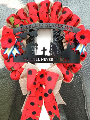 Remembrance day poppy wreath - day,