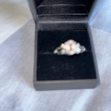 9K MORGANITE & DIAMOND WHITE GOLD RING/GEMS TV/ CERT OF AUTHENTICITY/NEVER WORN