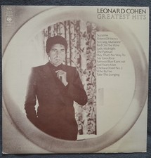 Leonard Cohen - Greatest Hits LP EX Vinyl With Printed Inner + Lyric Sheet