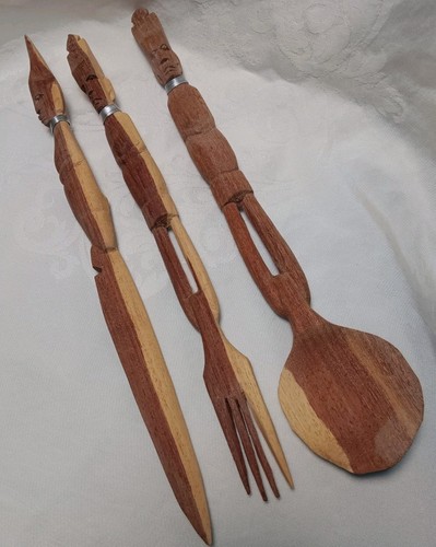 Teak wooden carved african - teak,