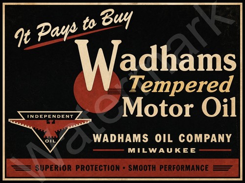 Wadhams tempered motor oil - wadhams,