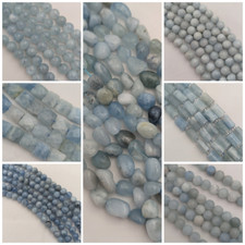 Aquamarine Gemstone Beads