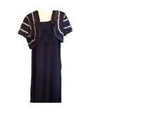 jacques vert Navy Chiffon
