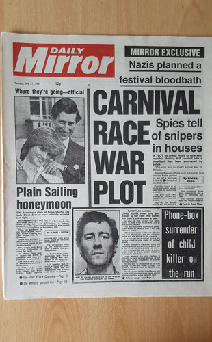 Vintage daily mirror - vintage, newspaper