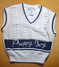 Clayeux White Sweater Vest