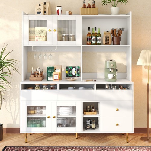 White storage cabinet - storage, w/