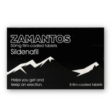 SILDENAFIL (ZAMANTOS) -  8 X  50mg tablet - MUST DO QUESTIONNAIRE