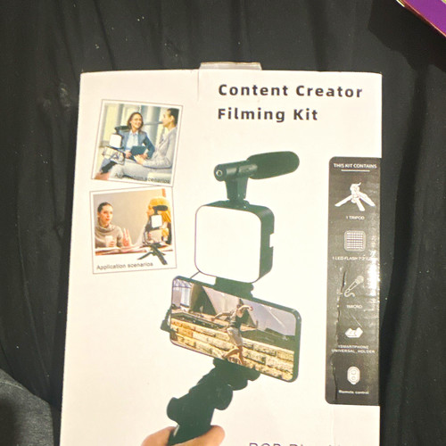 Content creator filming kit - content,