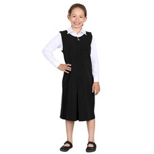 Girls Heart Pocket Pinafore