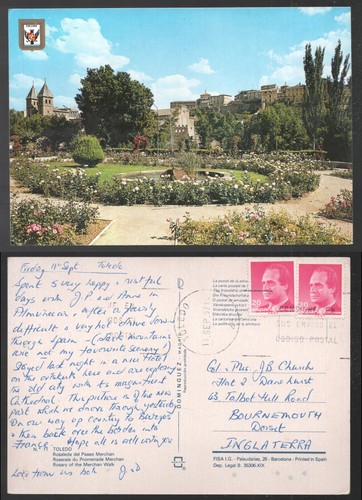 Rosary toledo spain postcard - toledo,