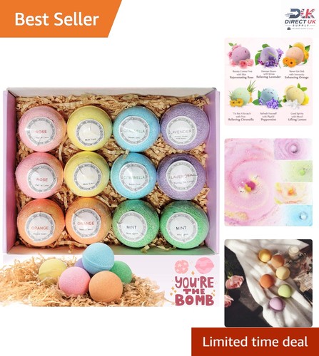 Vibrant foaming bath bomb gift - vibrant,