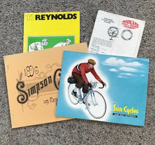 1960s Sun Cycles brochure + 1896 Simpson Cycles + moleskin gear case!!!