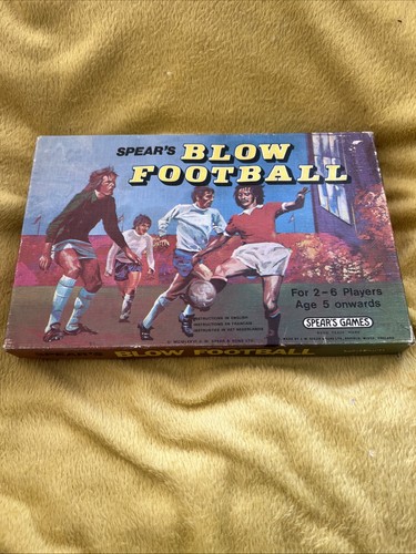 Vintage blow football game - football, by