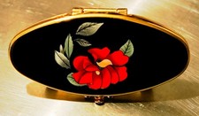 Vintage Stratton Red Rose on