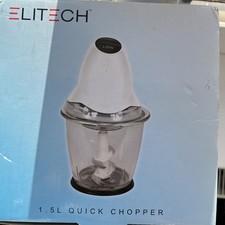 Elitech 1.5L Electric Quick chopper, 300W  Food Chopper Kitchen  Machine