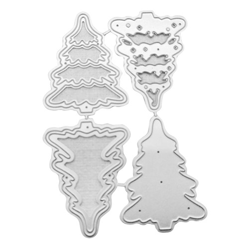 Christmas trees metal cutting - metal,