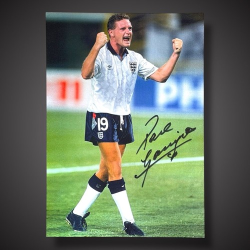 Paul gascoigne hand signed - gascoigne,