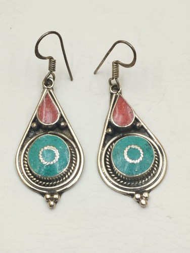 Vintage silver tone moroccan - silver,