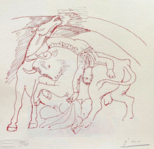 Pablo Picasso Lithograph COA