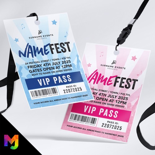 Personalised festival party - personalised,