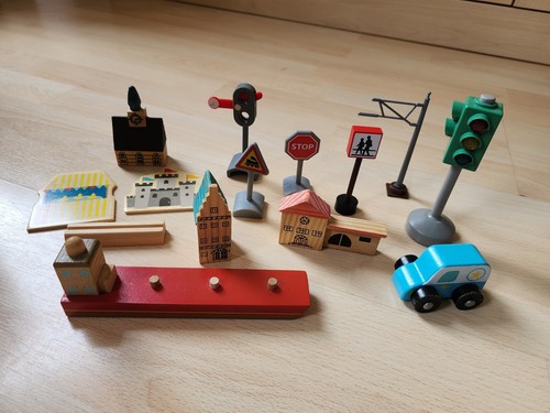 Childrens wooden train track - childrens,