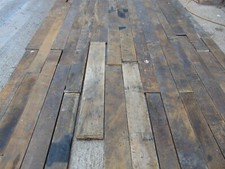 Floorboarding Reclaimed English Oak Straight Edge Random  Floor Board Cladding