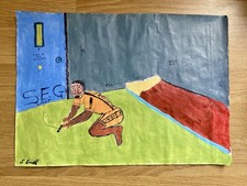 Authentic prison art a4 - prison, on